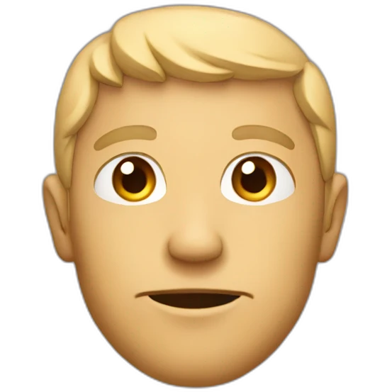 cartot with face emoji