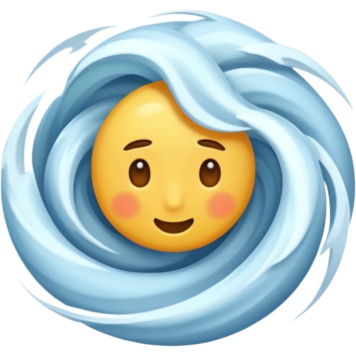 el viento sin cara emoji