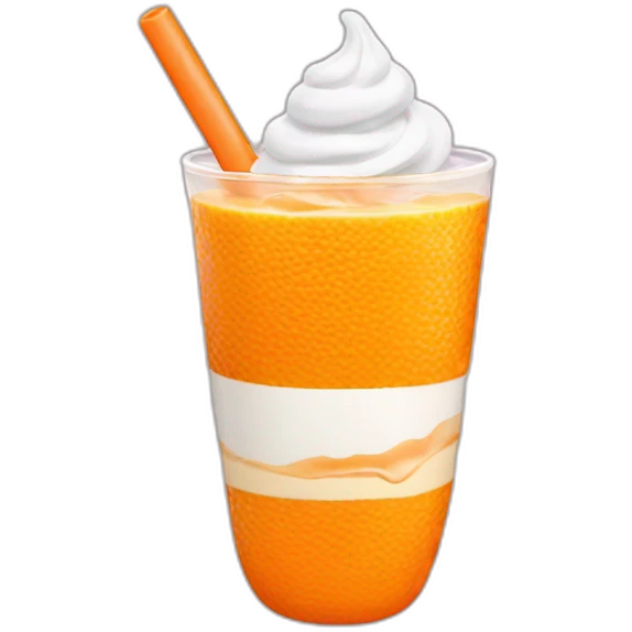Orange Yakult emoji