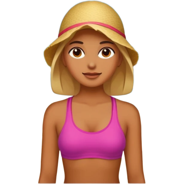 abstract art people on the beach landscape  emoji