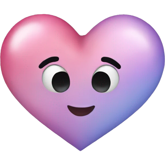 Aesthetic heart emoji
