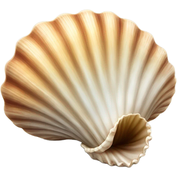 seashell realistic emoji