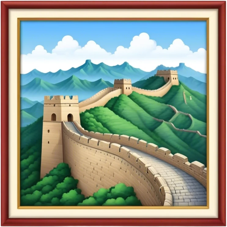 great wall of china emoji