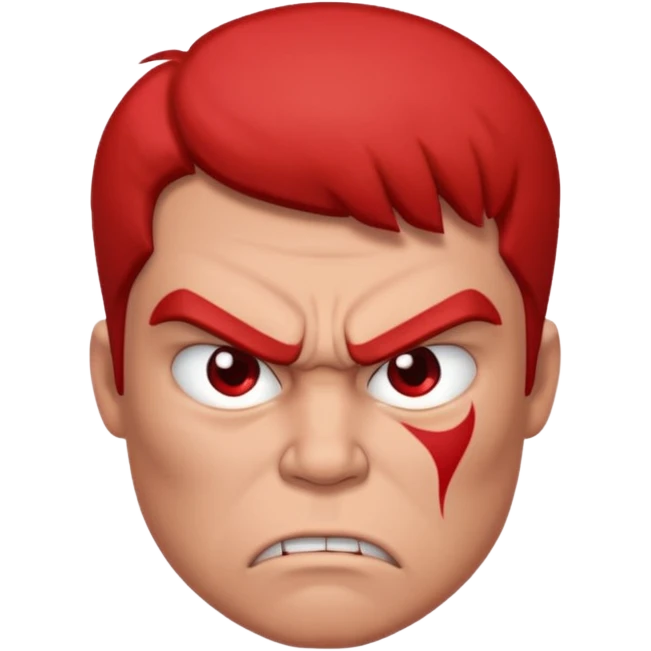 spitting angry face emoji