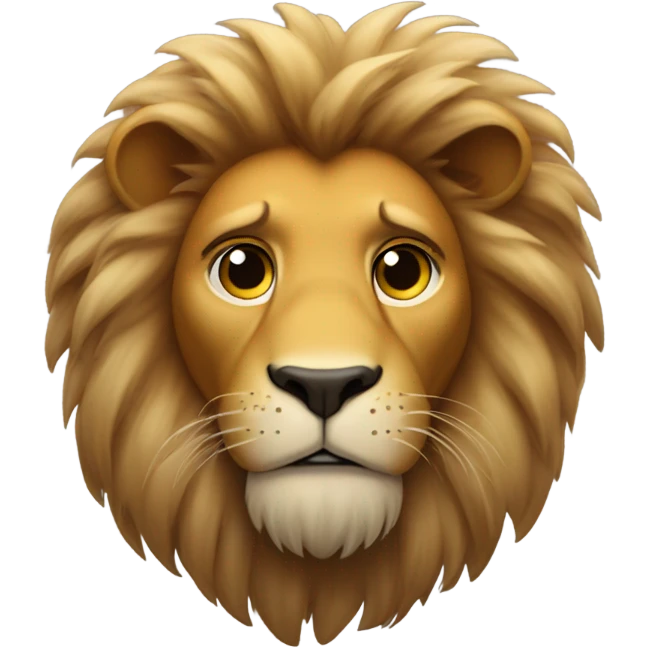 The Cowardly Lion emoji