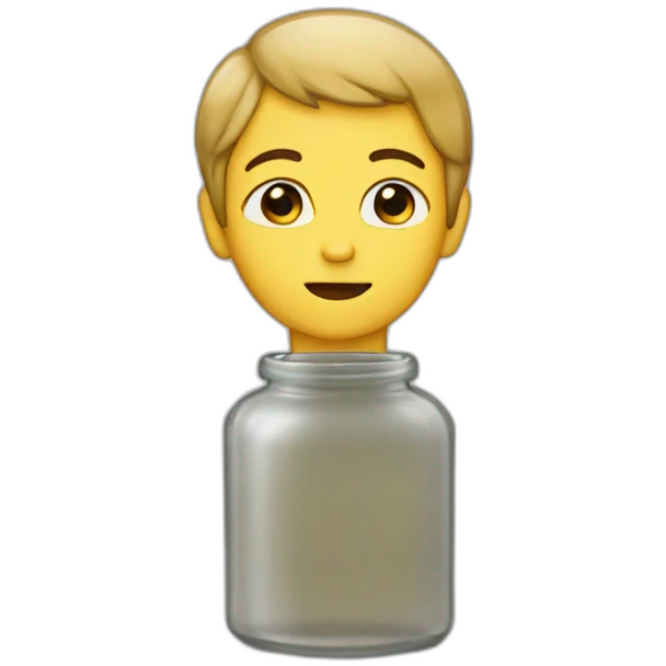Boy's tears in a bottle emoji