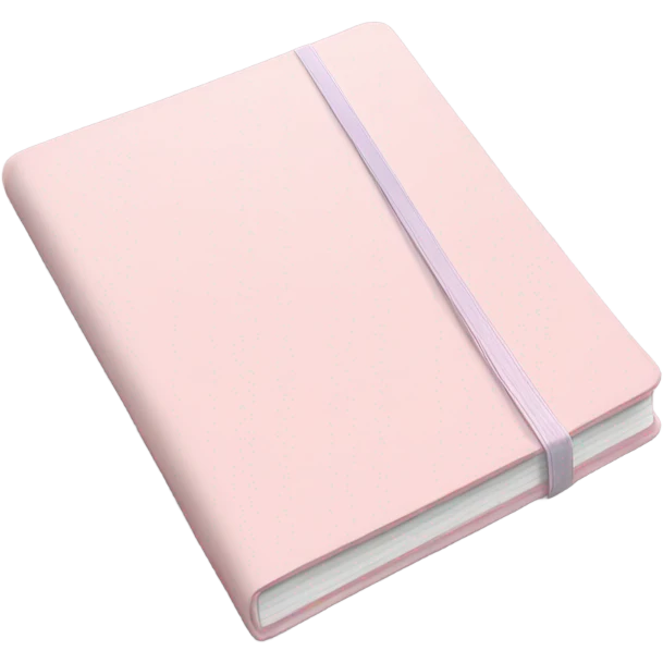 Light pink notebook emoji
