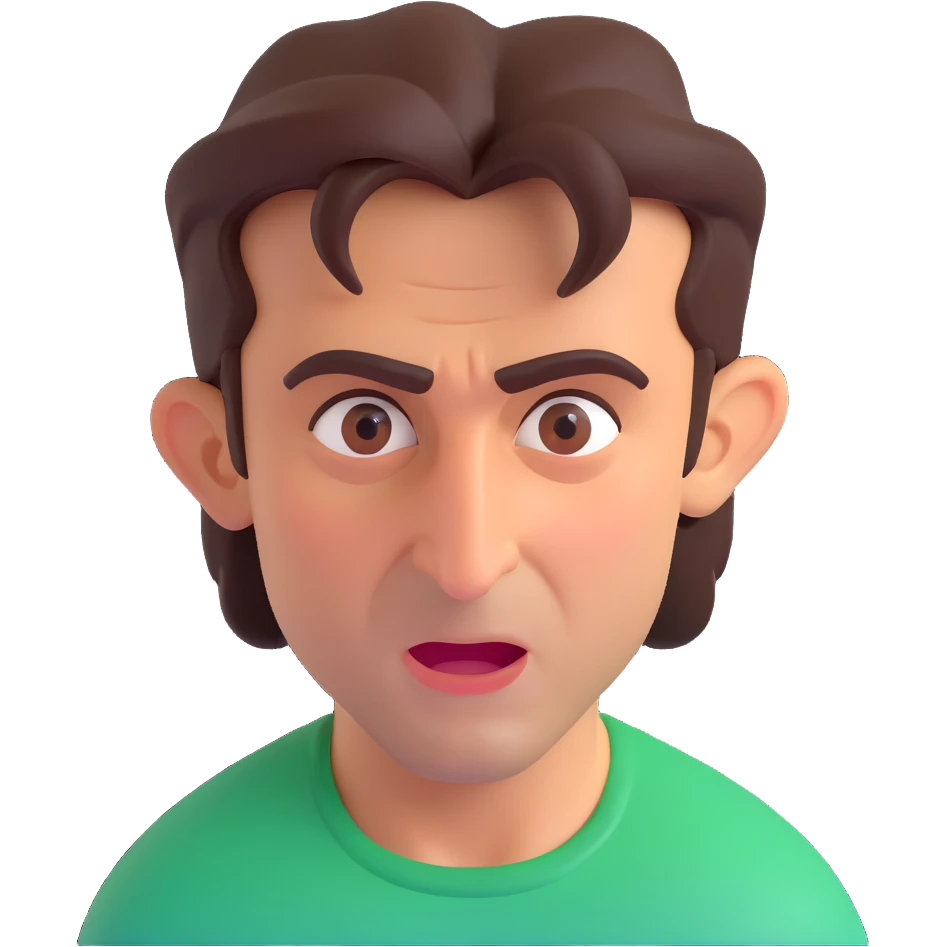 Imran Khan thinking, expressive face emoji