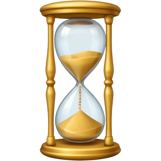 Hourglass emoji