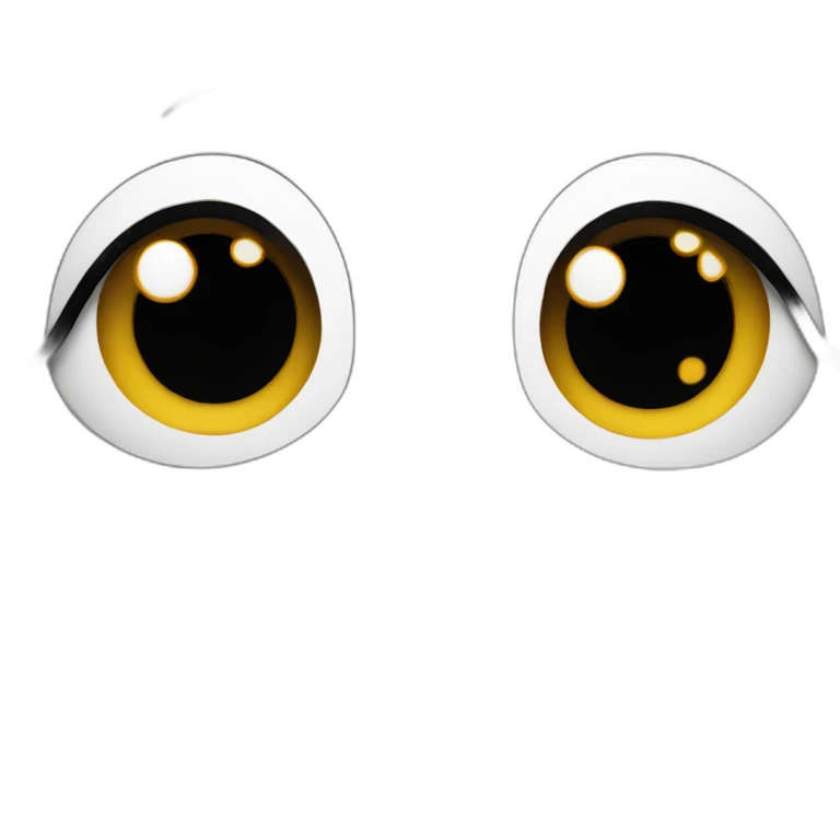 face of a cute black cat emoji