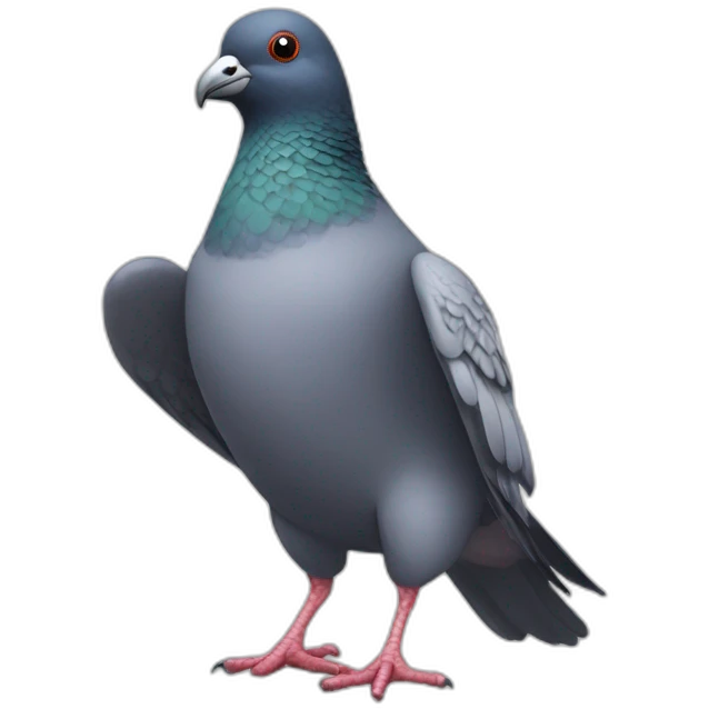 Savate pigeon emoji