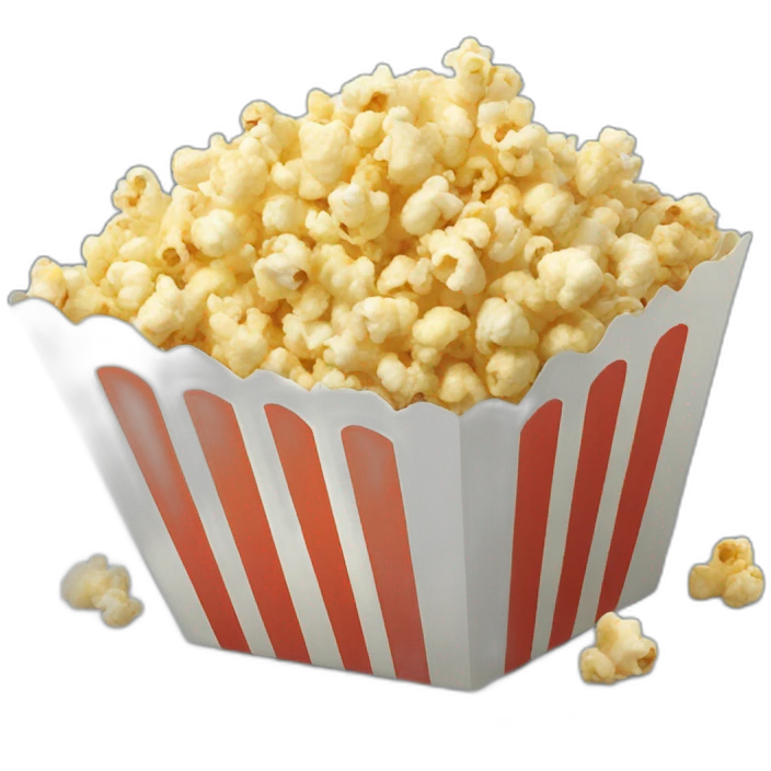 paquet de popcorn emoji