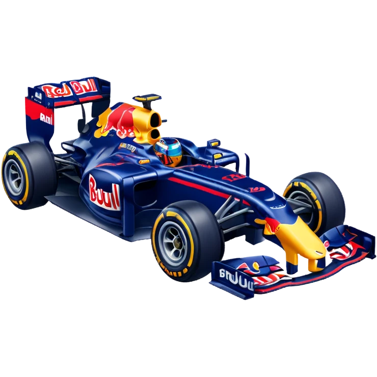 Crea un emoji de carro de red bull f1 emoji