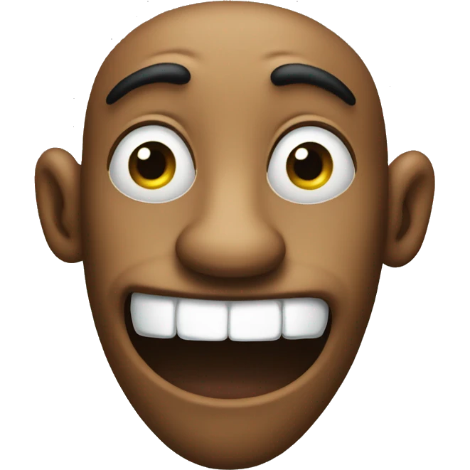 Funny big nose emoji