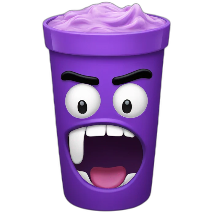 Grimace Shake emoji
