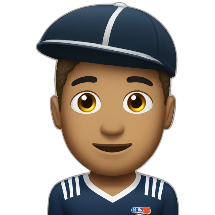 mbappé with a kippa emoji