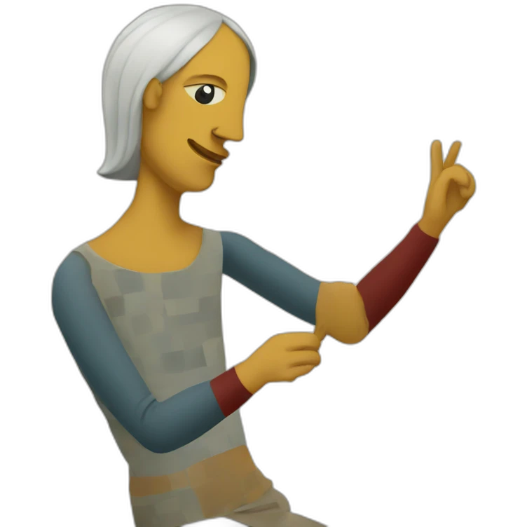 picasso painting emoji