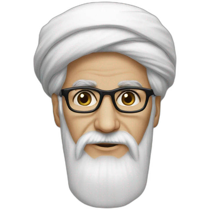 Ayatollah khameini black determined emoji