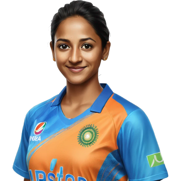 Harmanpreet kaur in indian jersy emoji