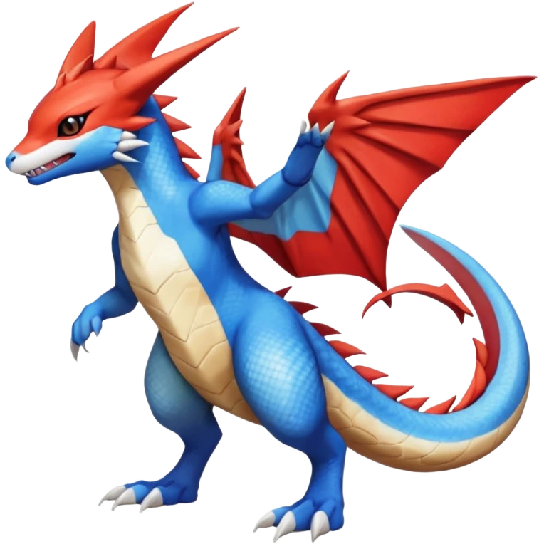 Gabite-Veemon-Digimon-Latias-Peppercat-Pokémon-Flamedramon-fusion-animal-hybrid-creature, Full body  emoji
