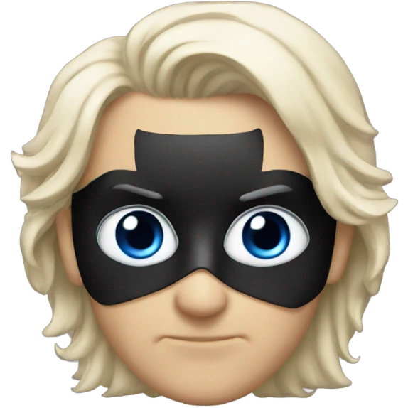 Batman but blue emoji