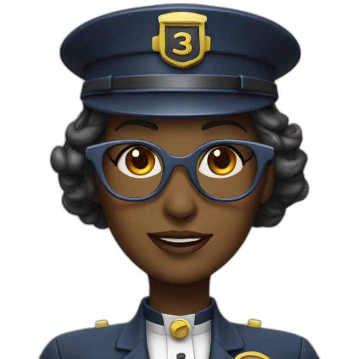 stationmaster robot lady emoji