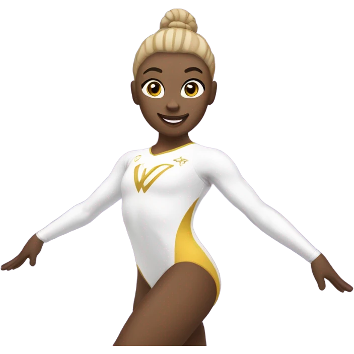 West chester ram gymnast white female emoji