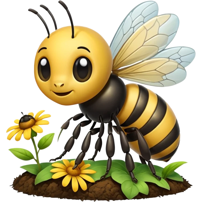 gardener bee emoji