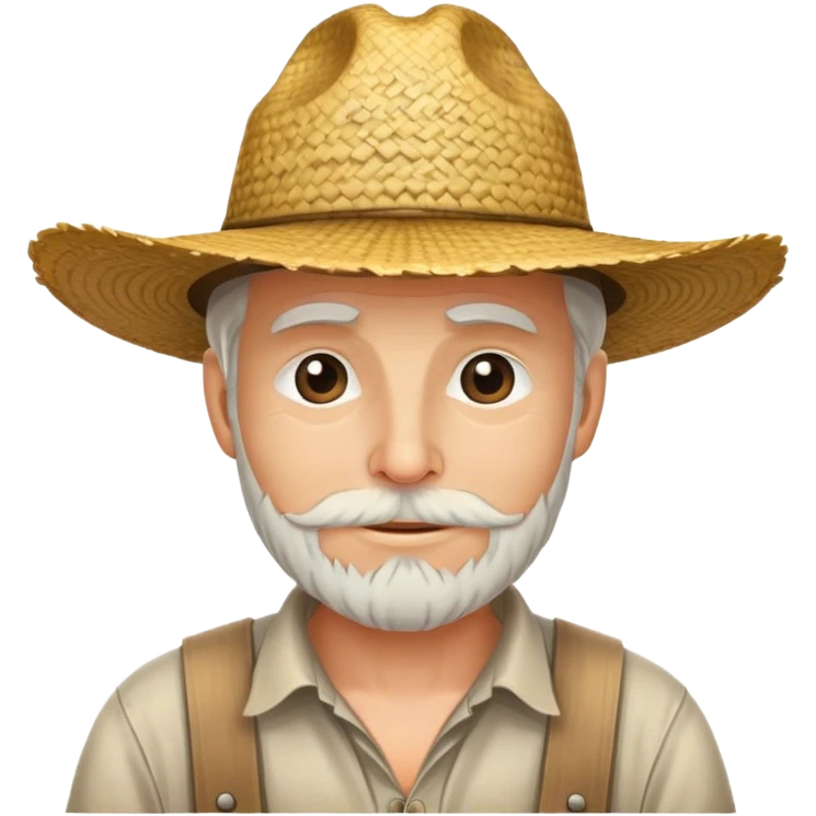 white farmer emoji