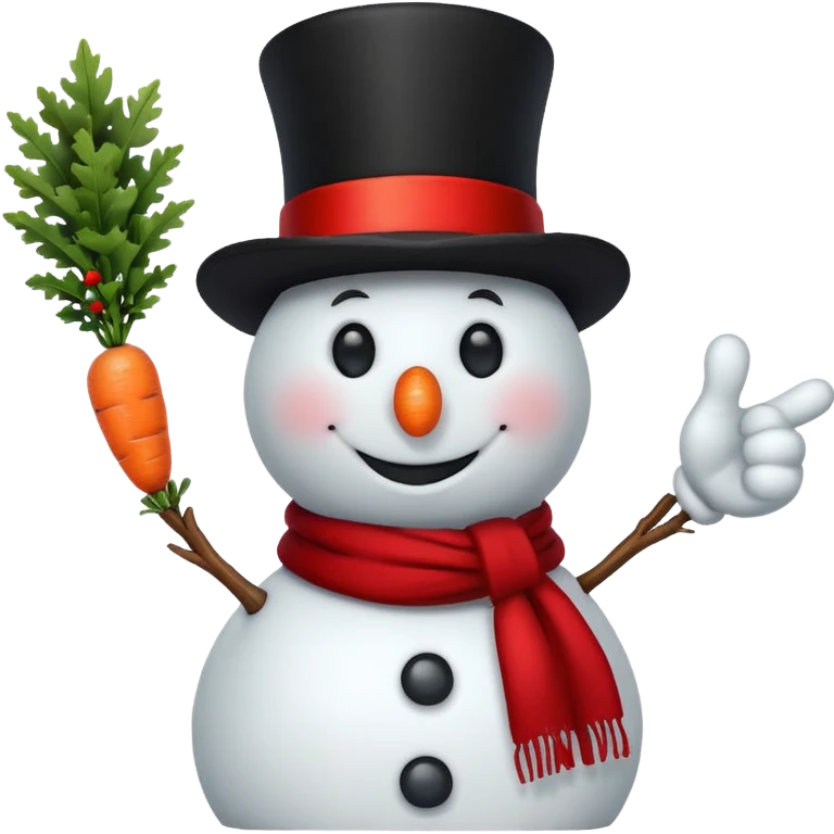 snowman thumbs up emoji