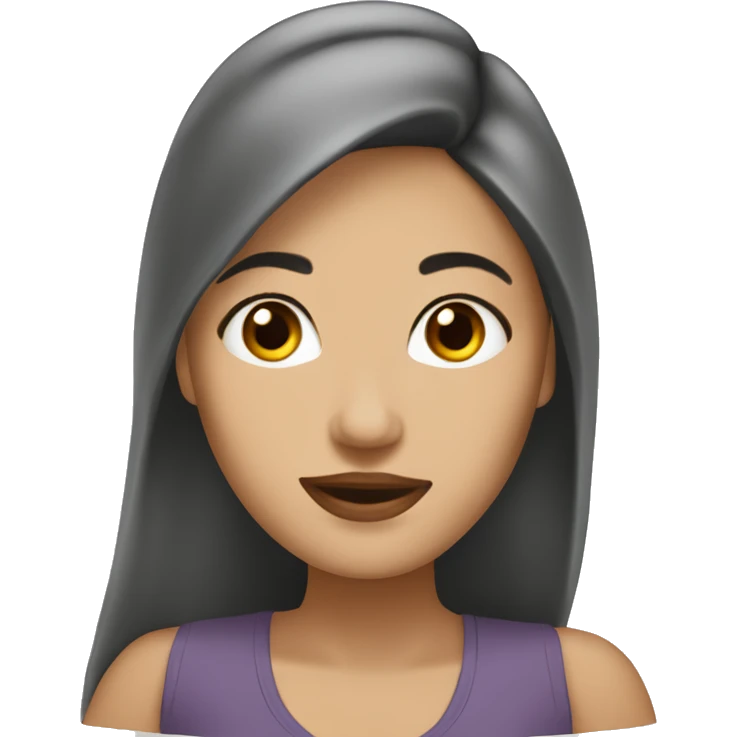 mujer blanca cabello chino café sorprendida  emoji