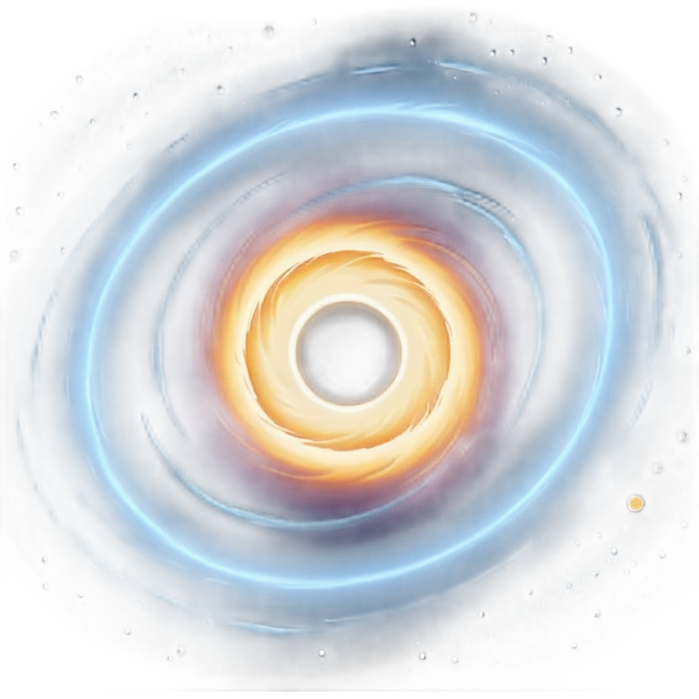 Black hole in space emoji