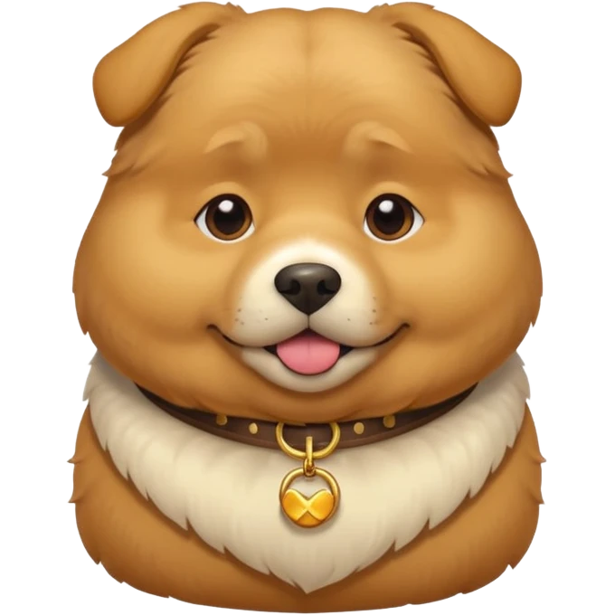 fat dog emoji