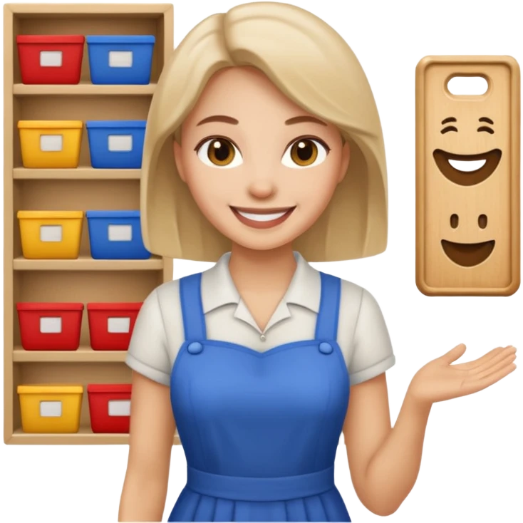 I Brought  one dress with shop worker emoji