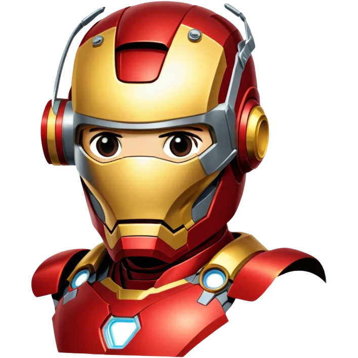 iron man with goggles emoji