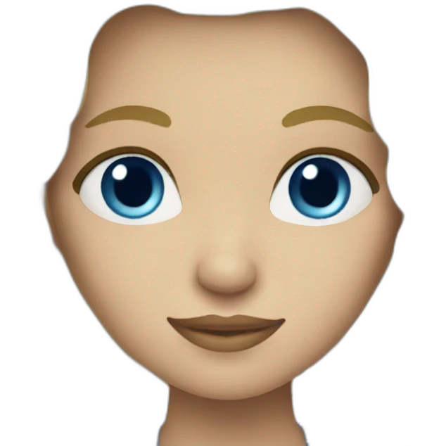blonde with blue eyes emoji