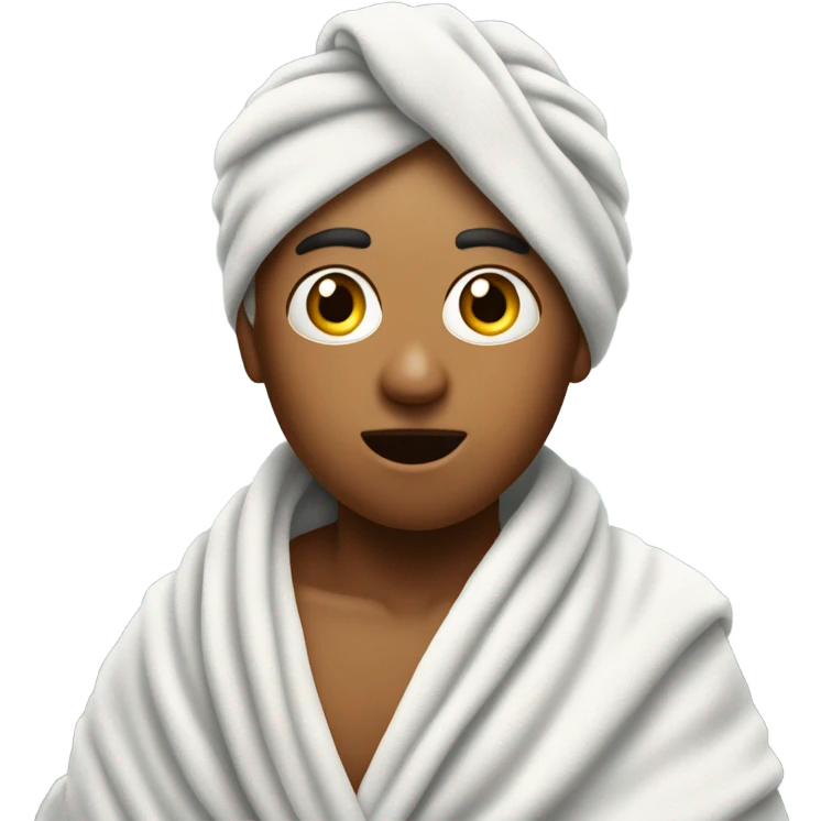 I had already taken a shower when they arrived. emoji