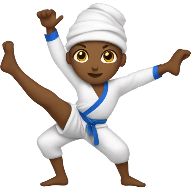 capoeirista doing cocorinha emoji