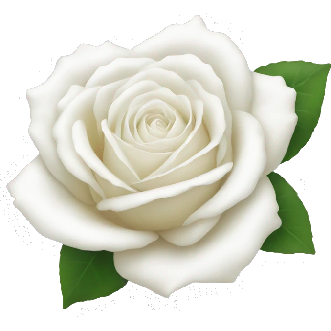 White rose emoji