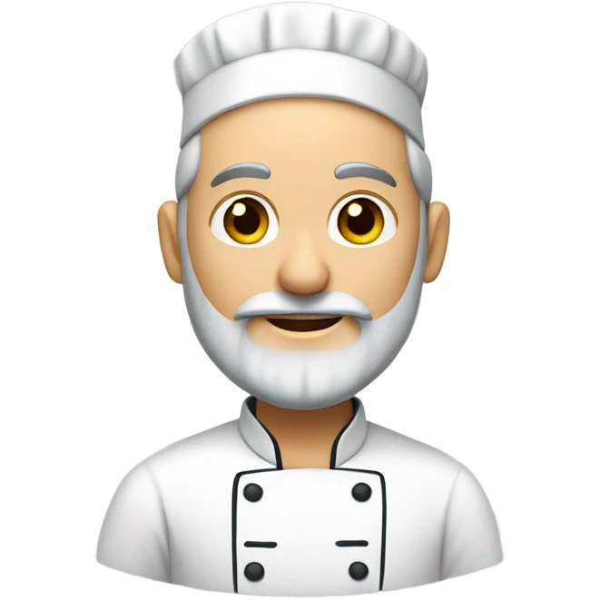 Chef rolling sushi add a gray beard emoji