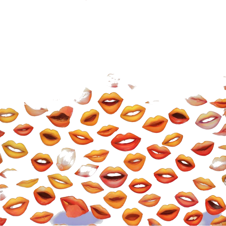Rainbow Lips emoji