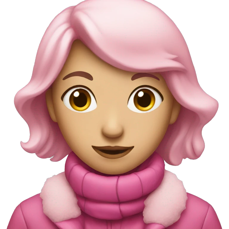 Winter pink  emoji