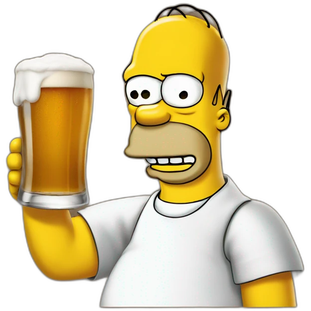 homer simpson beer emoji