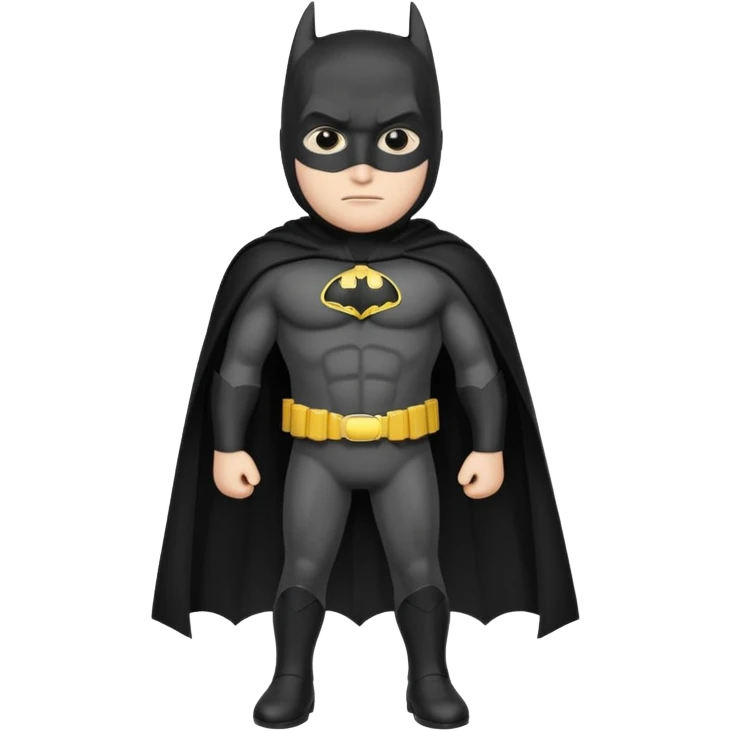 caucasian batman full body emoji