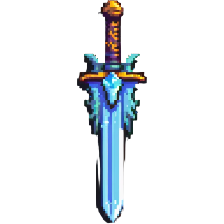 enchanted sword with elemental magic effects emoji