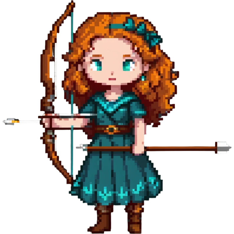 Merida from Brave, Disney emoji