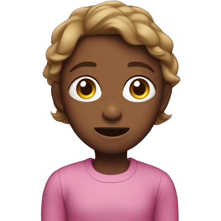 sonrojada como nerviosa emoji