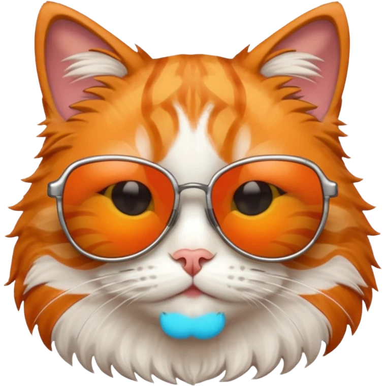 Cat wearing sunglasses emoji