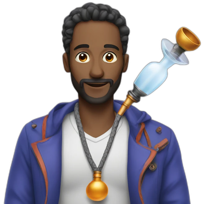 Hookah man emoji