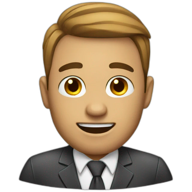 Man with a New job offer emoji
